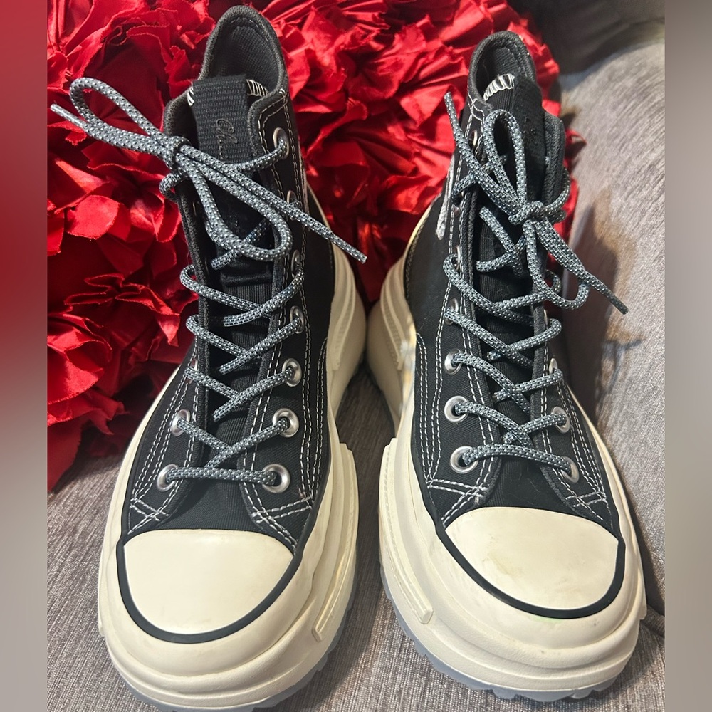 Converse Run Star Legacy CX High Black Ultraviolet' chunky platform / W5.5 /M 4